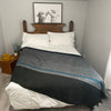 reversible cozy alpaca wool throw blanket