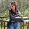 bohemian chic reversible alpaca scarf
