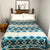 boho blue reversible alpaca blanket