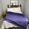 cozy reversible alpaca wool throw blanket