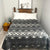 boho tribal grey alpaca wool blanket