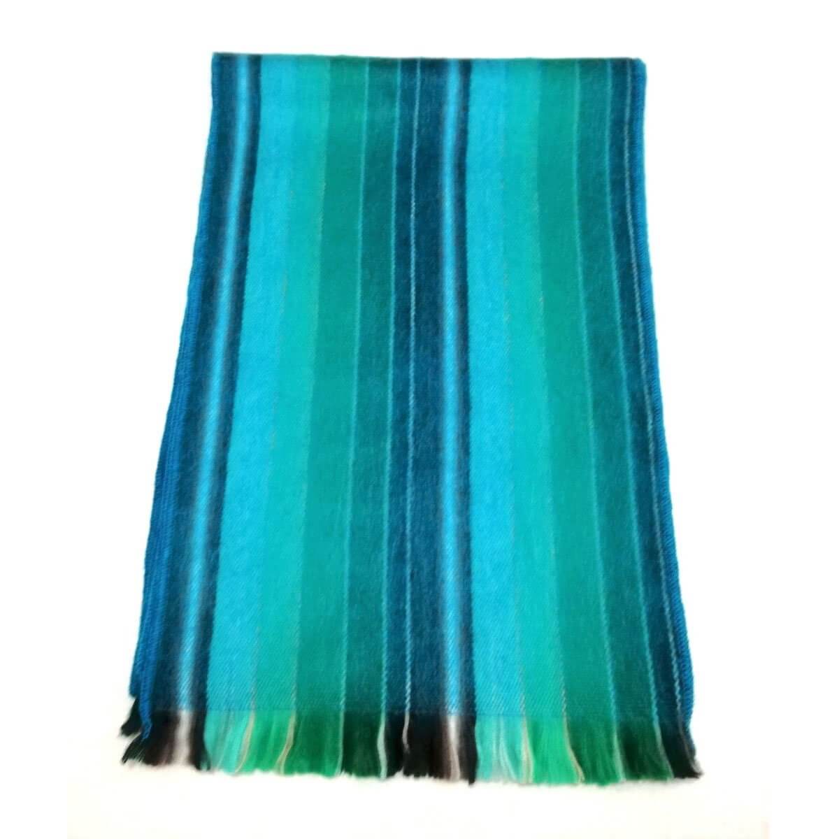 striped alpaca scarf