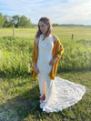 colorful wedding bridal shawl