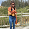 cozy artisan alpaca double sided scarf