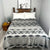 cozy grey reversible alpaca blanket