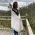cozy soft natural alpaca shawl wrap