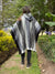 flowing cozy alpaca fiber poncho