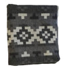 grey tribal alpaca fiber blanket