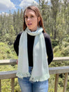 knitted wool scarf