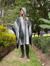 long pullover travel alpaca poncho
