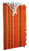 orange boho hammock
