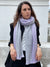 oversized alpaca double sided scarf