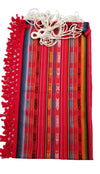 red boho hammock