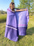 pretty purple alpaca throw