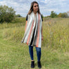 striped alpaca scarf