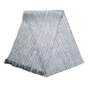striped alpaca scarf with fringe