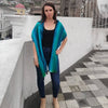 turquoise alpaca scarf